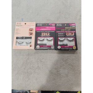 Lot of 3 Ardell Professional Magnetic Liner and Lashes New